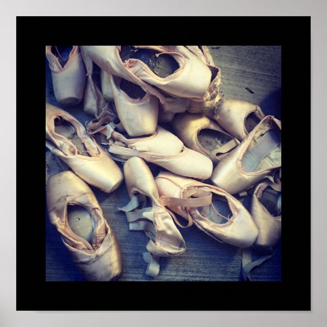 Poster do calçado ponteiro de 12" x 12" (Frente)