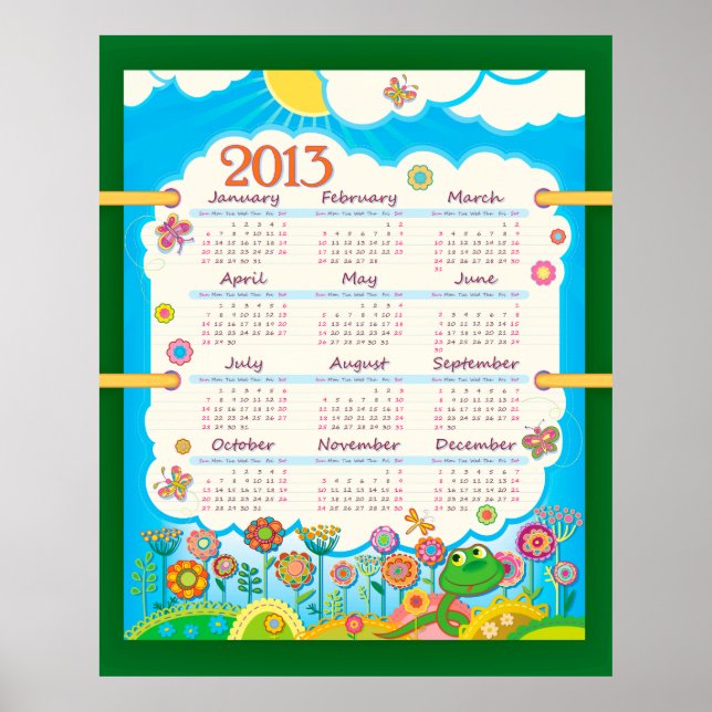 poster do Calendário 3 2013 (Frente)