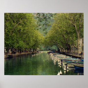 Poster do Canal de Vassé, Annecy, França