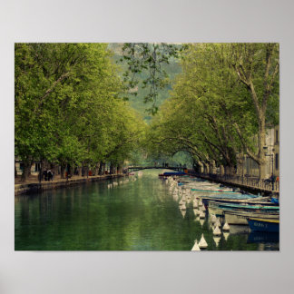 Poster do Canal de Vassé, Annecy, França