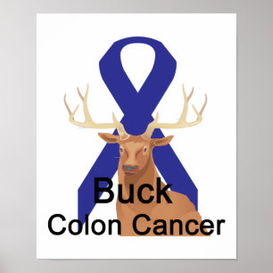 Poster do cancro do cólon do fanfarrão