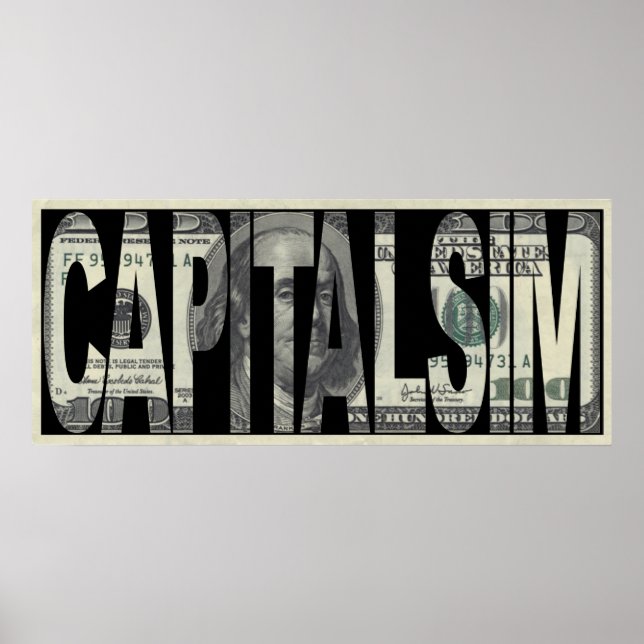 Poster do Capitalismo Money (Frente)