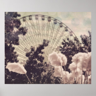 Poster do carnaval da roda de Ferris