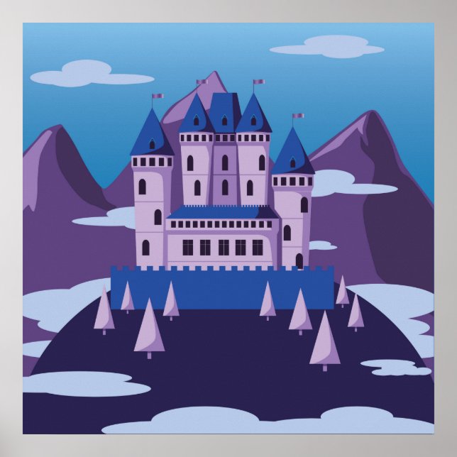 poster do castelo de fantasia (Frente)