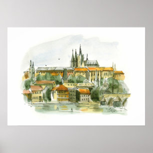 Poster do castelo de Praga