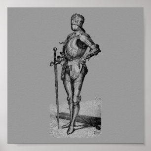 Poster do Cavaleiro Medieval