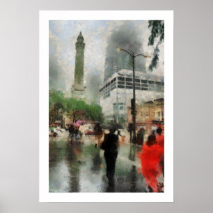 Poster do centro de Chicago