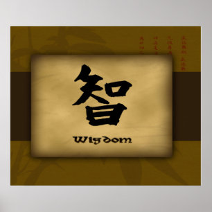 Poster do chinês da sabedoria