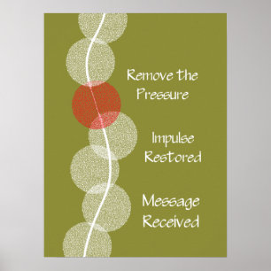 Poster do choque do nervo do Subluxation da