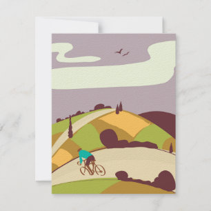 Poster do ciclismo do vintage