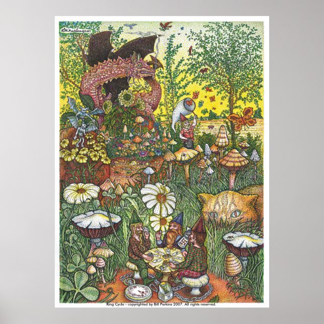 Poster do ciclo do toque (Frente)