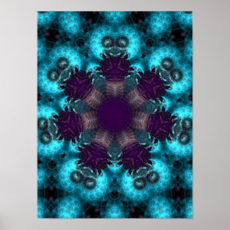 Poster do círculo Fractal da Ruskiana