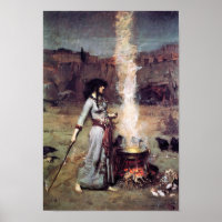 Poster do Círculo Mágico da Waterhouse Pré-Raphael