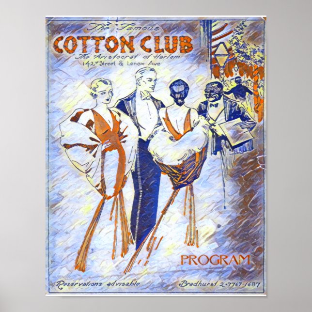 Poster do Clube de Algodão "Aristocrat of Harlem" (Frente)