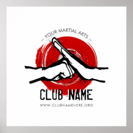 Poster do Clube de Artes Marciais