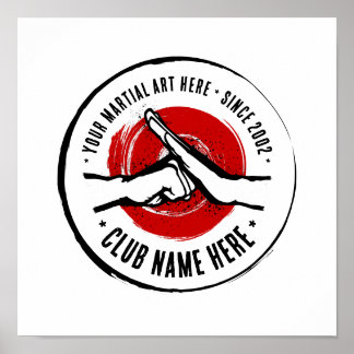 Poster do Clube de Artes Marciais