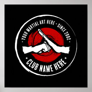 Poster do Clube de Artes Marciais