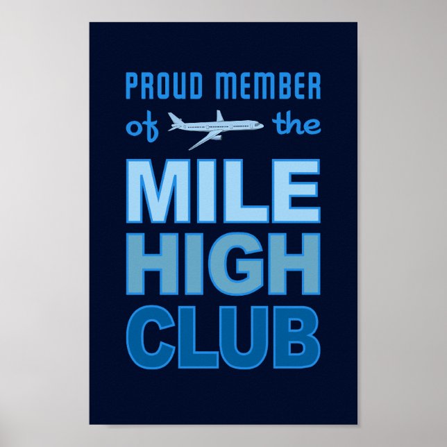 Poster do Clube Mile High (Frente)