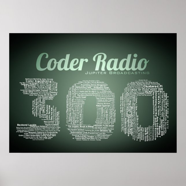 Poster do Coder Radio 300 (Frente)