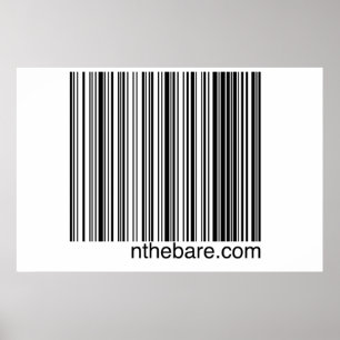 poster do código de barras de nthebare.com