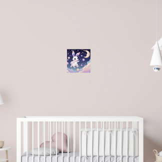 Poster do Coelho Celestial – Coelho Pastel Kawaii