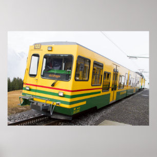 Poster do Comboio Funicular Amarelo