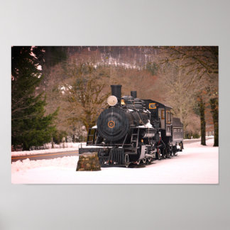 Poster do comboio Vintage