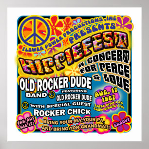 Poster do concerto de Hippiefest