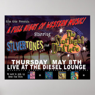 Poster do concerto de reprodução