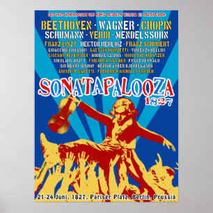 Poster do concerto de Sonatapalooza 1827