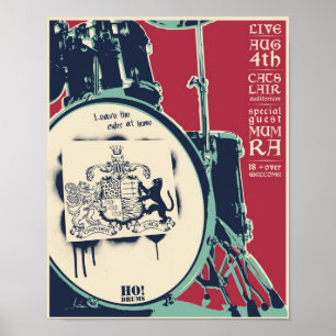 poster do concerto dos T-gatos