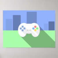 Poster do Controlador de Jogo de Vídeo