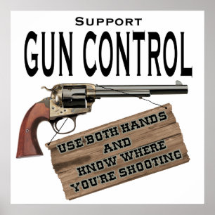 Poster do controlo de armas
