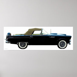 POSTER DO CONVERTIBLE DE 1956 T-BIRD