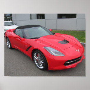 Poster do Convertible de C7 Corveta