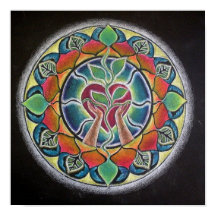 Poster do Coração Propulsivo Mandala