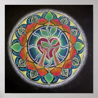 Poster do Coração Propulsivo Mandala