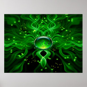 Poster do córrego da vida de Gaia