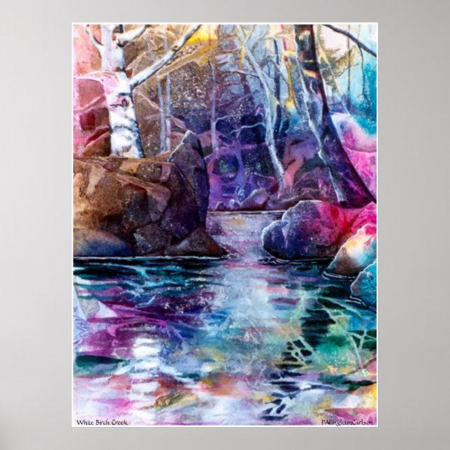 Poster do Creek Branco PMACarlson (Frente)