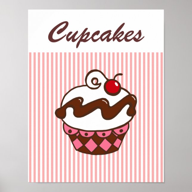 Poster do Cupcake do Dinheiro Retroativo (Frente)