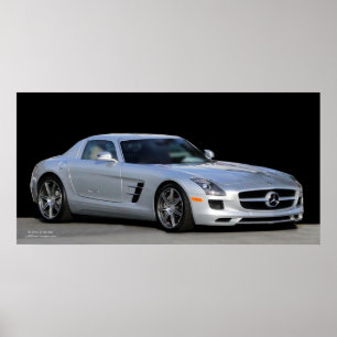 POSTER DO CUPÉ DE SLS AMG