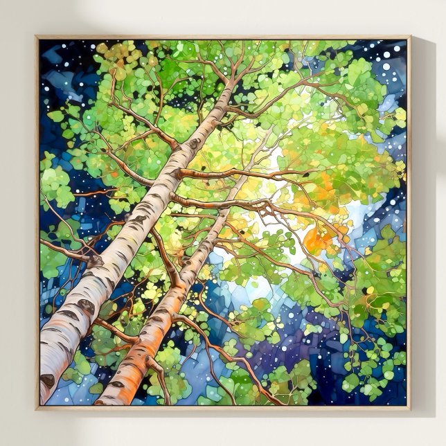 Poster do Declive da Paisagem da Noite (Criador carregado)