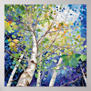 Poster do Declive da Paisagem da Noite