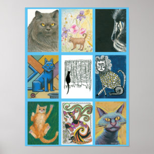 Poster do desafio dos gatos