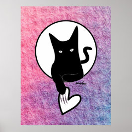 Poster do Dia das Bruxas Rosa pela Poeta Adiela Ak