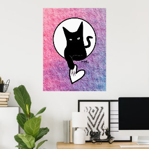 Poster do Dia das Bruxas Rosa pela Poeta Adiela Ak