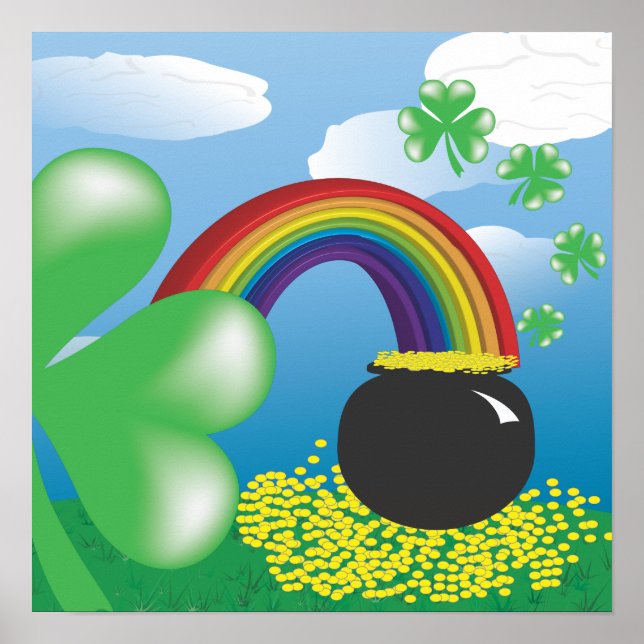 poster do Dia de Patrick da rua (Frente)