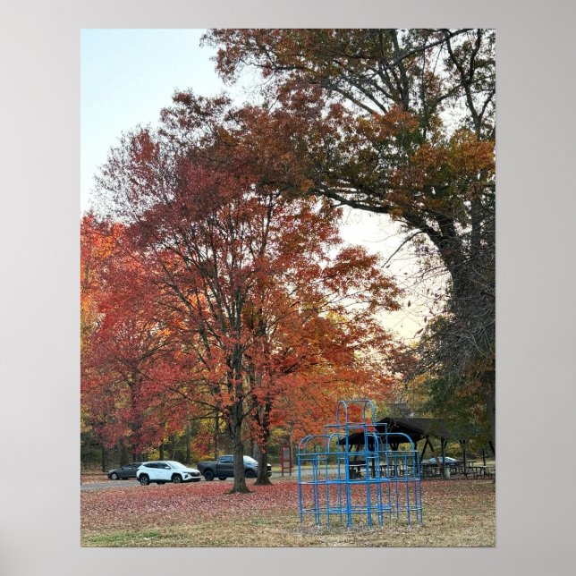 Poster do Dia do Parque de outono (Frente)
