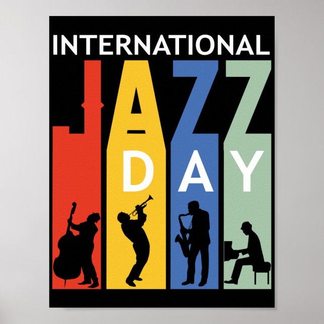 poster do dia internacional do jazz (Frente)