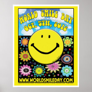 Poster do Dia Mundial do Sorriso® 2012 - 16x20"